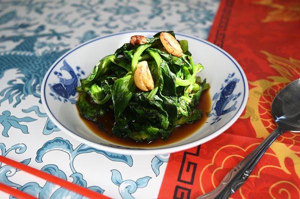 Stir-fried Chinese Greens (GF)
Garlic, soy sauce