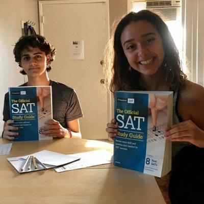 Bronte's happy SAT tutoring students