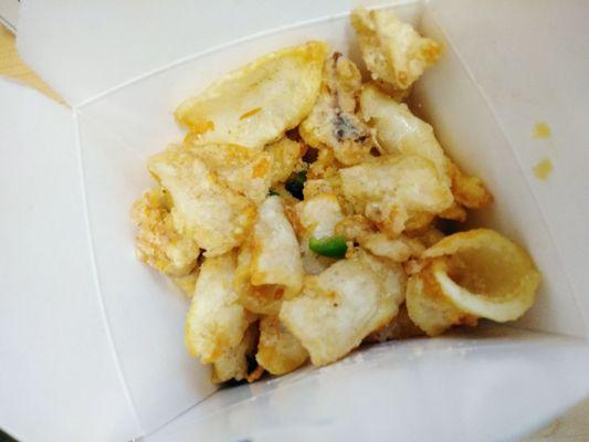 Their classic: salt and pepper squid