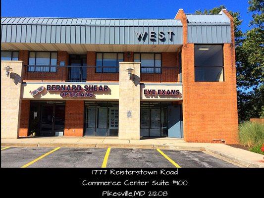 1777 Reisterstown Road Suite #100
 Commerece Center
  21208