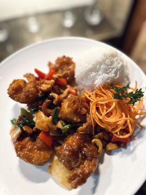 Crispy chicken kaprao