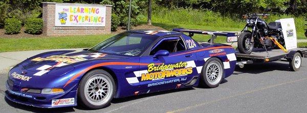 The Motorworks Racing Corvette in the Hillsborough Parade