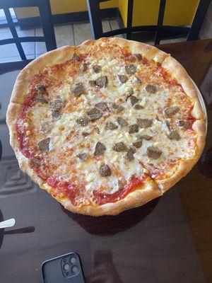 Sausage pizza