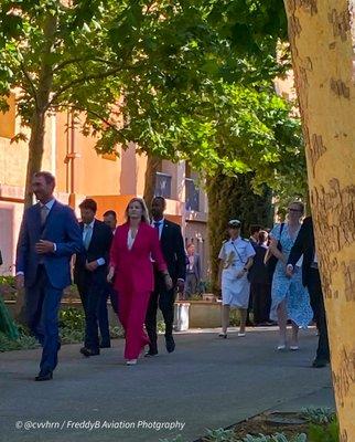 Queen Máxima visiting Stanford