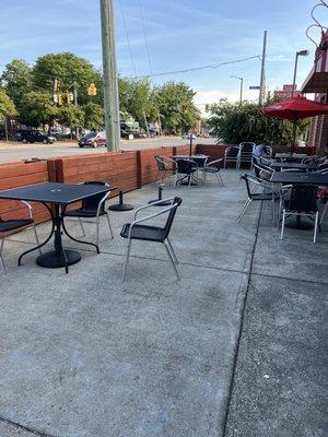 Outdoor seating