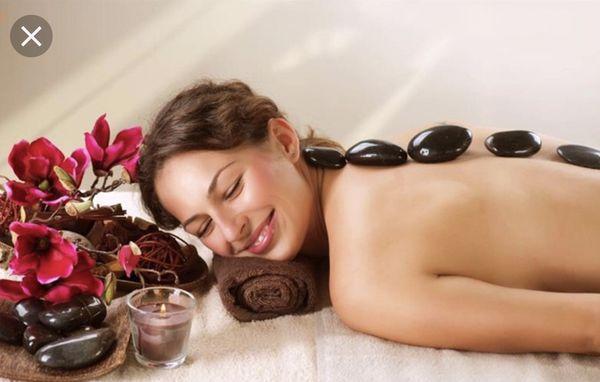 Hot stone massage