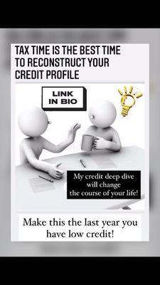 Make this year the last year with low credit!!!!