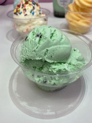 Mint chip scoop