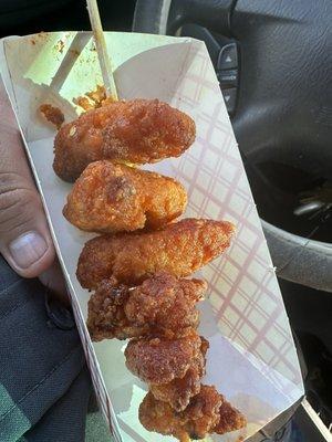 Boneless honey bbq