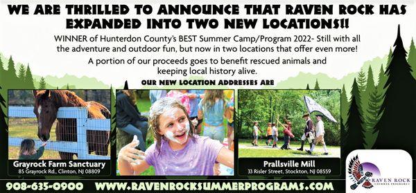 Raven Rock Summer Programs