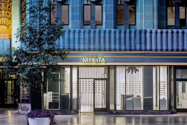 The MYKITA Shop Los Angeles on the ground floor of the Eastern Columbia Building, an art deco landmark in in the historic core of Downtown.