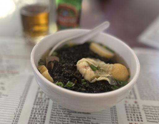 Sea Weed Noodle Soup