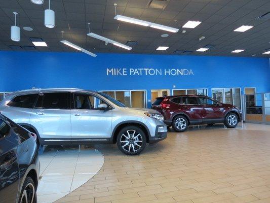 Our Mike Patton Honda showroom with big city savings in LaGrange!