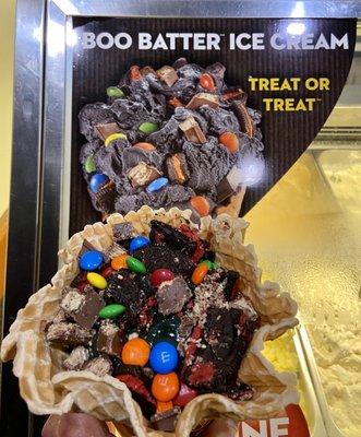 Treat or Treat with Boo Batter Ice Cream