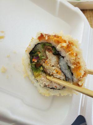 Spider-roll. Not good.