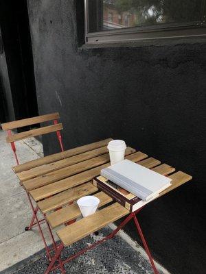 Outdoor seating