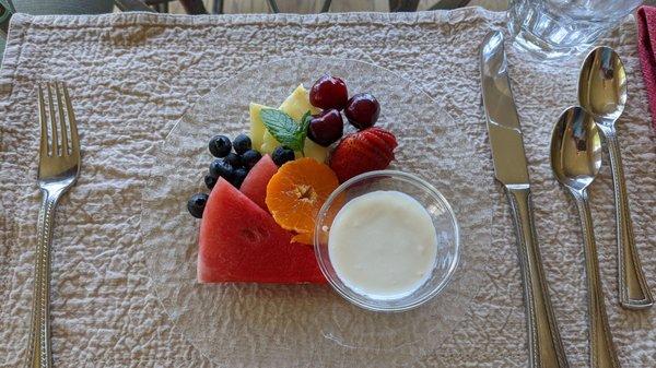 Fresh fruit plate - a work of art