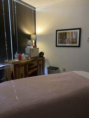 Massage room, 60 minutes for $95 with Ariel