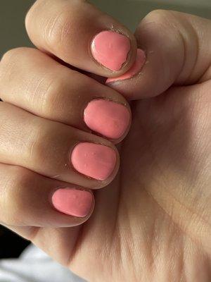 Gel manicure