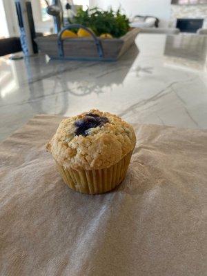 Leto sweet blueberry muffin because I ate all the cookies and granola already. ‍