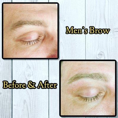 Men's Brow Cleanup, men need maintenance too!