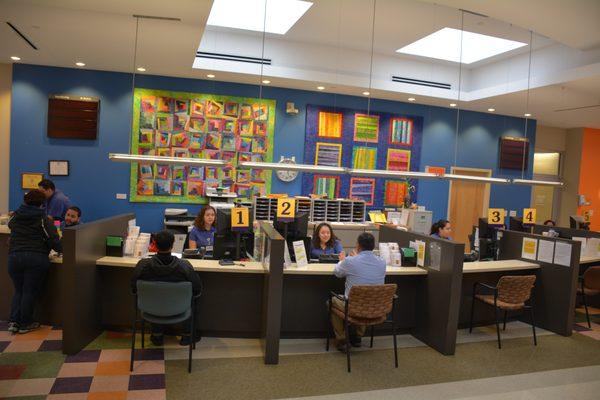 Reception area