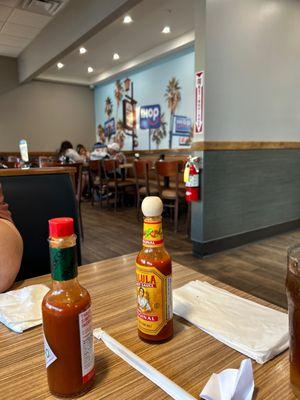 Clean dining room