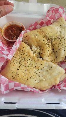 Phillysteak Calzone  Cheese Calzone