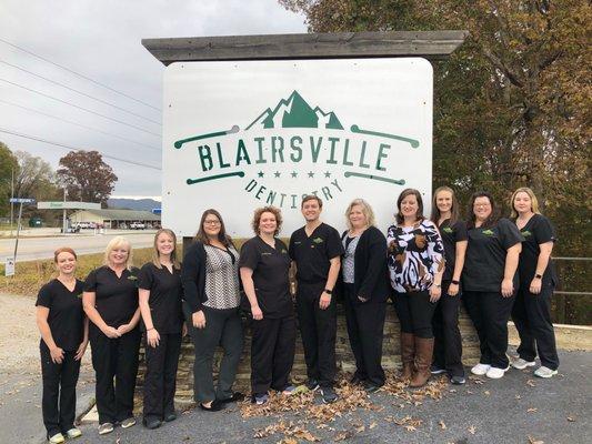 Our Blairsville Dentistry team!