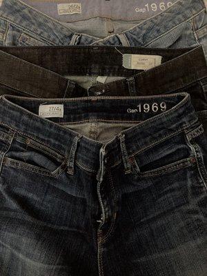 I only wear Gap jeans, all styles. Posted 03/02/21