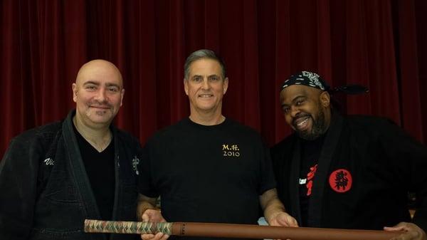 myself, Shihan Jack Hoban and Vaughn Aiken of Virginia Budo