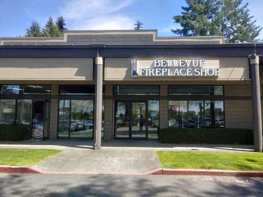 Store-Front Bellevue Fireplace Shop.