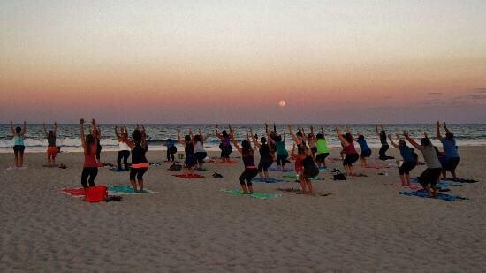 Full Moon Beach Yoga...