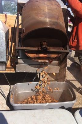 Fresh roasted peanuts!!! 1 for $3 or 2 for $5