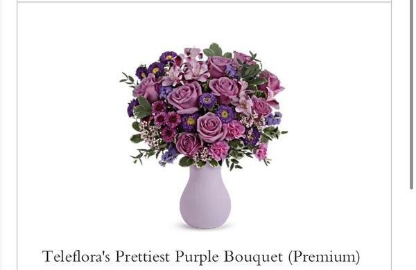 What I ordered valued from Teleflora at $69.99