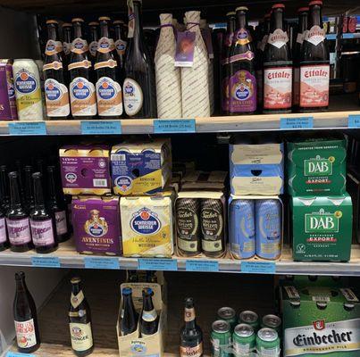 German beer shelf: Erdinger, 'Schneider Weisse'