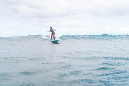 first day- surf lesson with zack howard