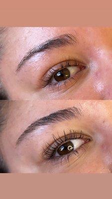 lush lash lift and tint :)