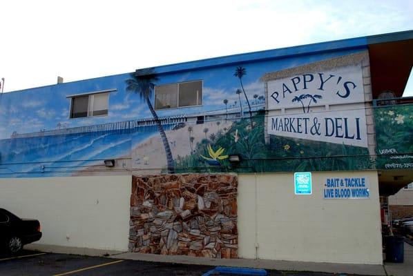 Wall mural on the south wall of Pappy's.