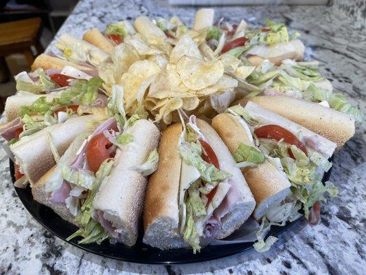 Small tray hoagie  Serves 6-8 persons  only for $61.99  +tax