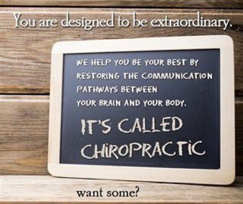 Why chiropractic...