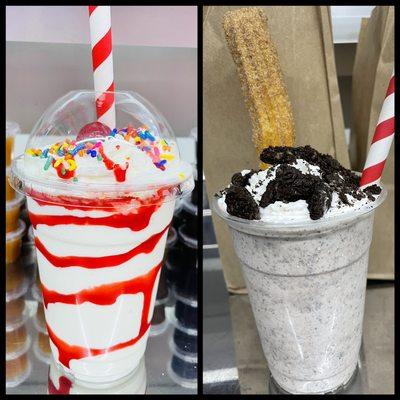 Strawberry  milkshake or Oreo