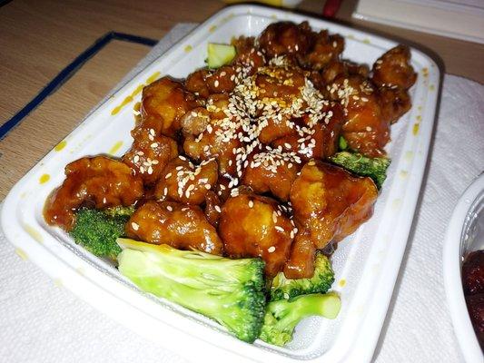 Sesame chicken :D