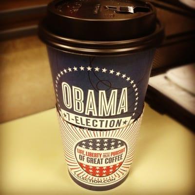 Got my 7-Election vote in today (9/28/12) for National Coffee Day