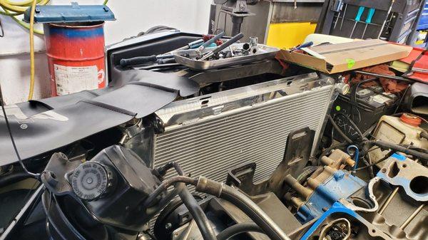 Brand new aluminum Radiator for this beautiful Lincoln Continental Mark IV