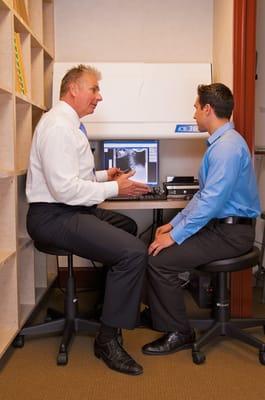 We offer digital x-rays to help with the detectuin of subluxation (misalignments) in the spine.