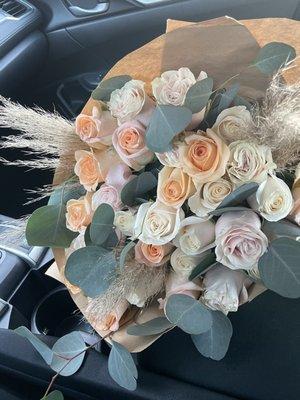 Sympathy bouquet for my best friend. Nikkie's Flowers has the best selection of roses!