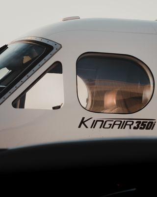 King Air 350i.