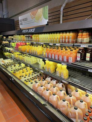 Lots of juice to choose from!