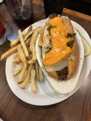 Philly Cheese Steak Sandwich